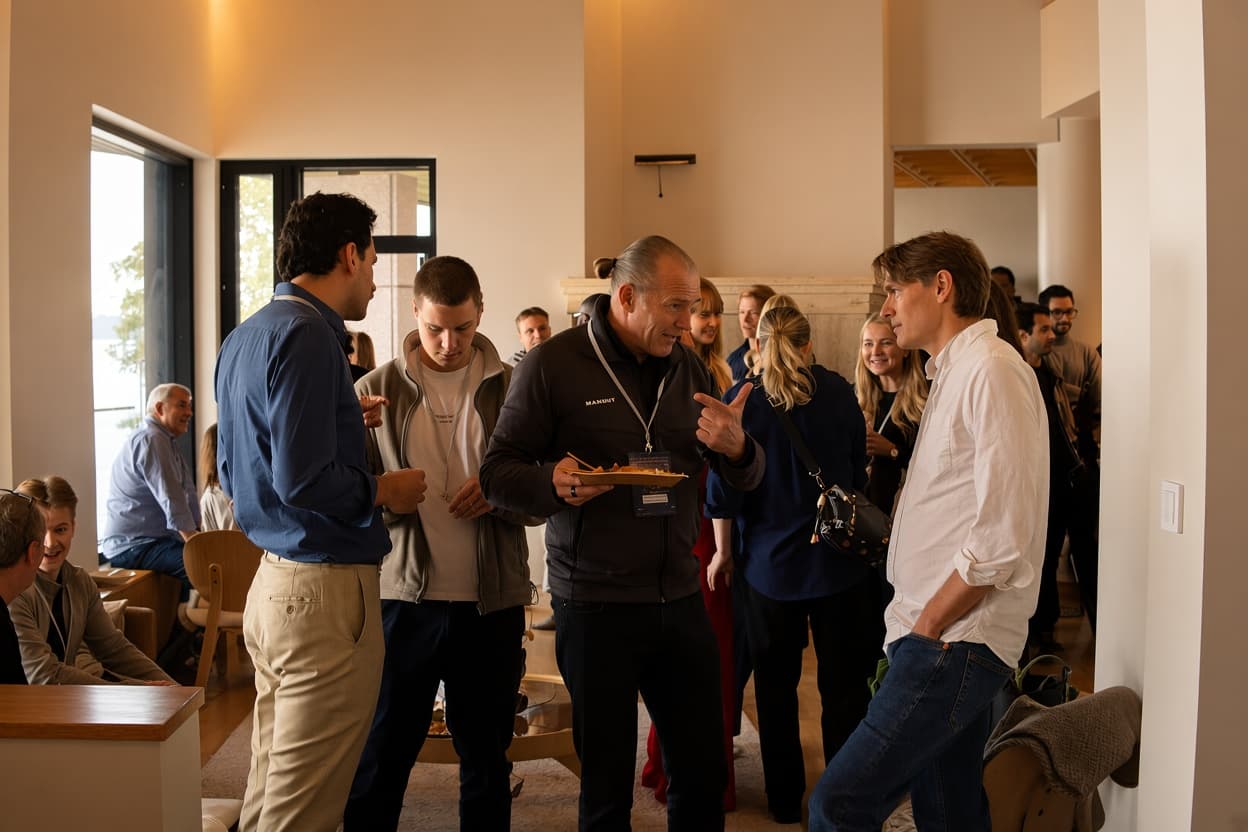 AI Shorehouse gathering in Kulosaari